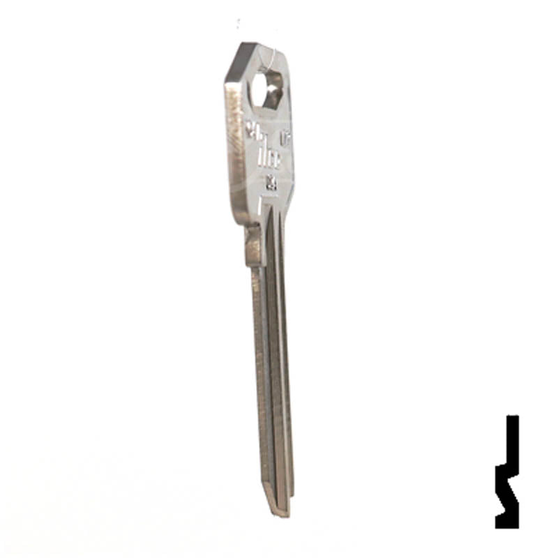 1647, EZ2 EZ Set Key Residential-Commercial Key Ilco