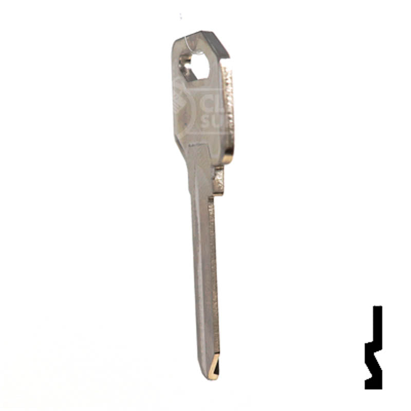 1647, EZ2 EZ Set Key Residential-Commercial Key Ilco