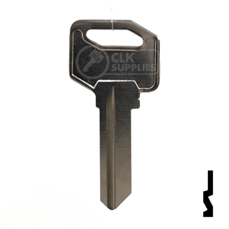 1647, EZ2 EZ Set Key Residential-Commercial Key Ilco