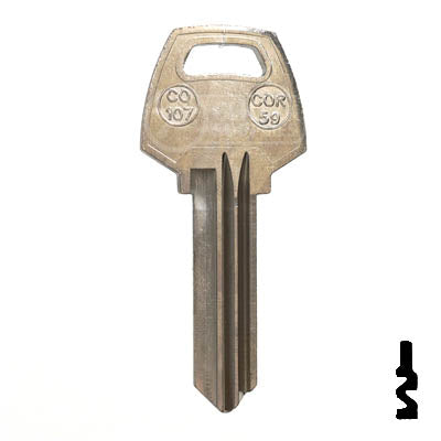 Uncut Key Blank | Corbin Russwin | CO107, A1001D1 - On Sale! — CLK