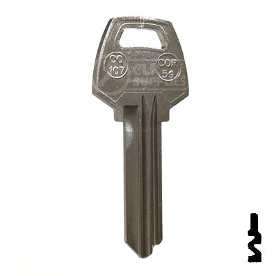 Uncut Key Blank | Corbin Russwin | CO107, A1001D1 - On Sale! — CLK