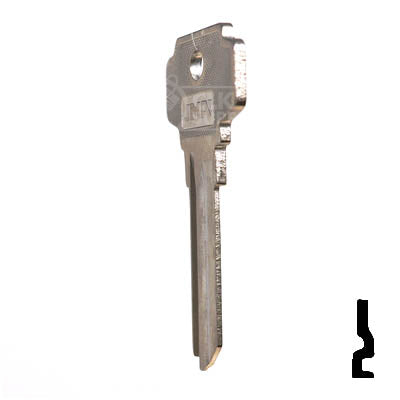 DE8, D1054KA Dexter Key Residential-Commercial Key JMA USA
