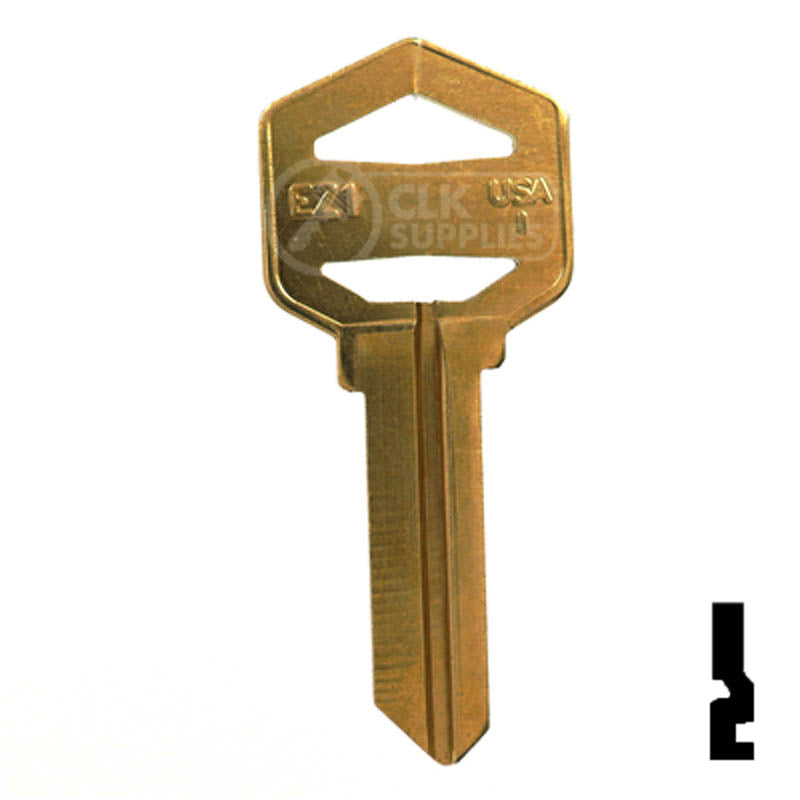 EZ1, 1522 EZ Set Key Residential-Commercial Key JMA USA