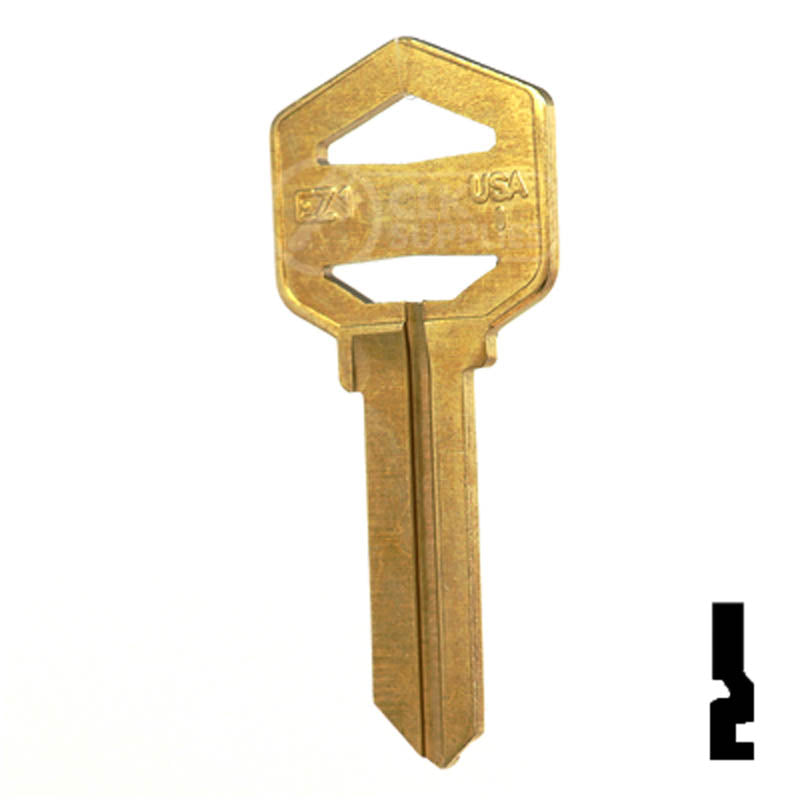 EZ1, 1522 EZ Set Key Residential-Commercial Key JMA USA