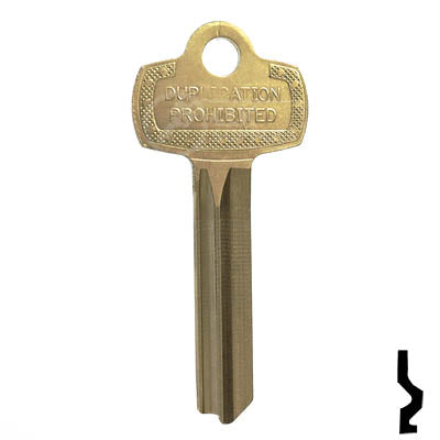 IC Core Best B Key (1A1B1, A1114B) Residential-Commercial Key JMA USA