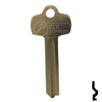 IC Core Best B Key (1A1B1, A1114B) Residential-Commercial Key JMA USA
