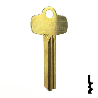IC Core Best TE Key (1A1TE1, A1114TE) Residential-Commercial Key Ilco