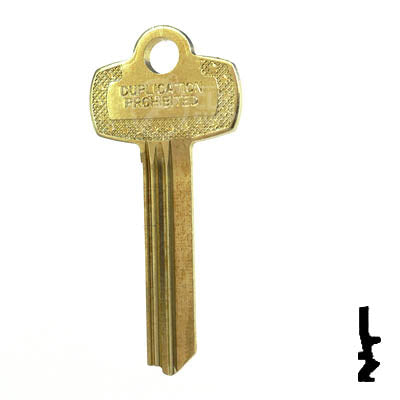 IC Core Best TE Key (1A1TE1, A1114TE) Residential-Commercial Key Ilco