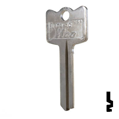 Ilco Arrow 1C Key - Plain Residential-Commercial Key Ilco