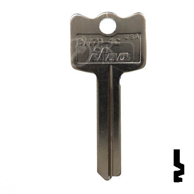 Ilco Arrow 1C Key - Plain Residential-Commercial Key Ilco