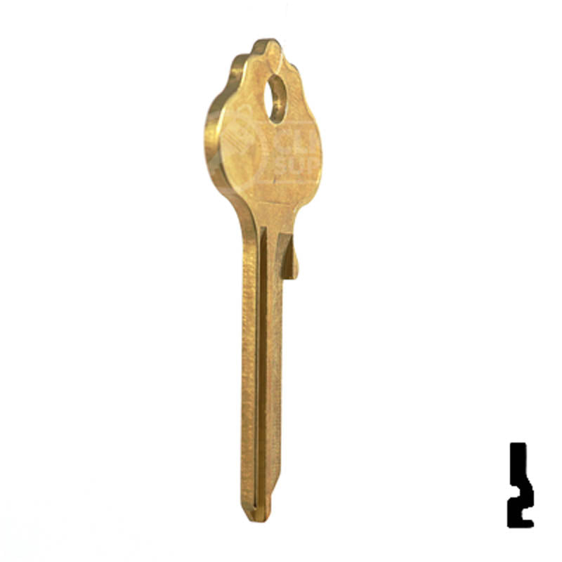 Uncut Key Blank | Independent | IN3, X1054K