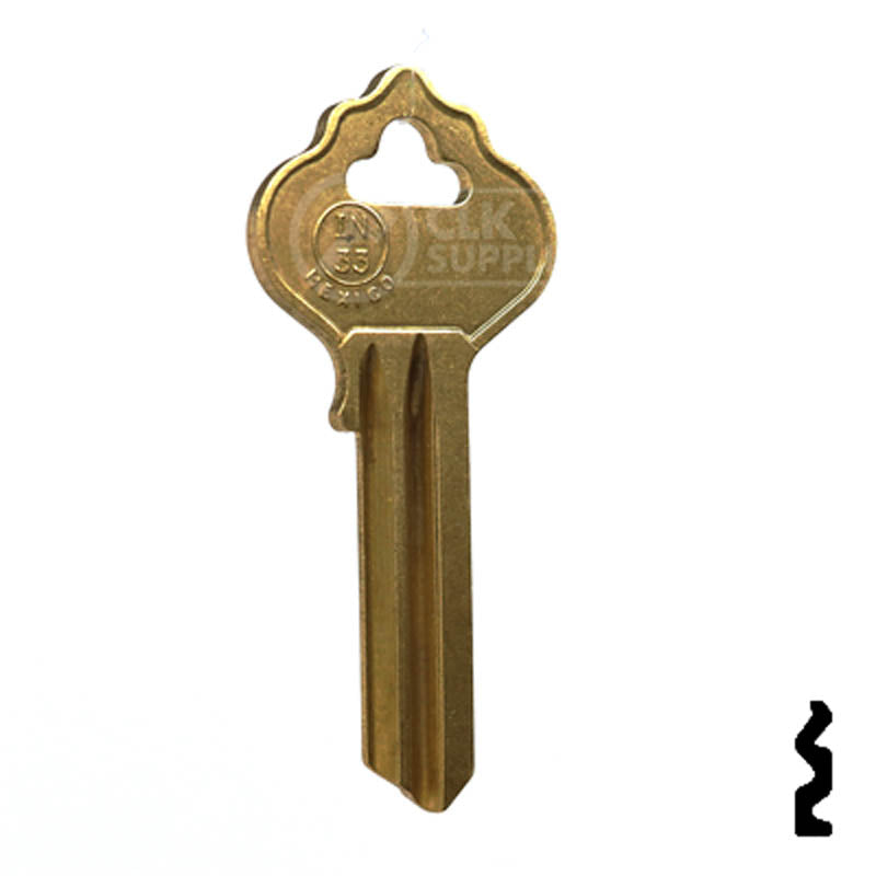 IN33, 1054MT Independent Lock Key Residential-Commercial Key JMA USA