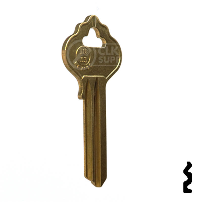 IN33, 1054MT Independent Lock Key Residential-Commercial Key JMA USA