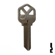 KW1 Kwikset Key Blank ( Nickel Plated ) Residential-Commercial Key JMA USA