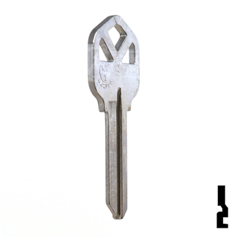 KW1 Kwikset Key Blank ( Nickel Plated ) Residential-Commercial Key JMA USA