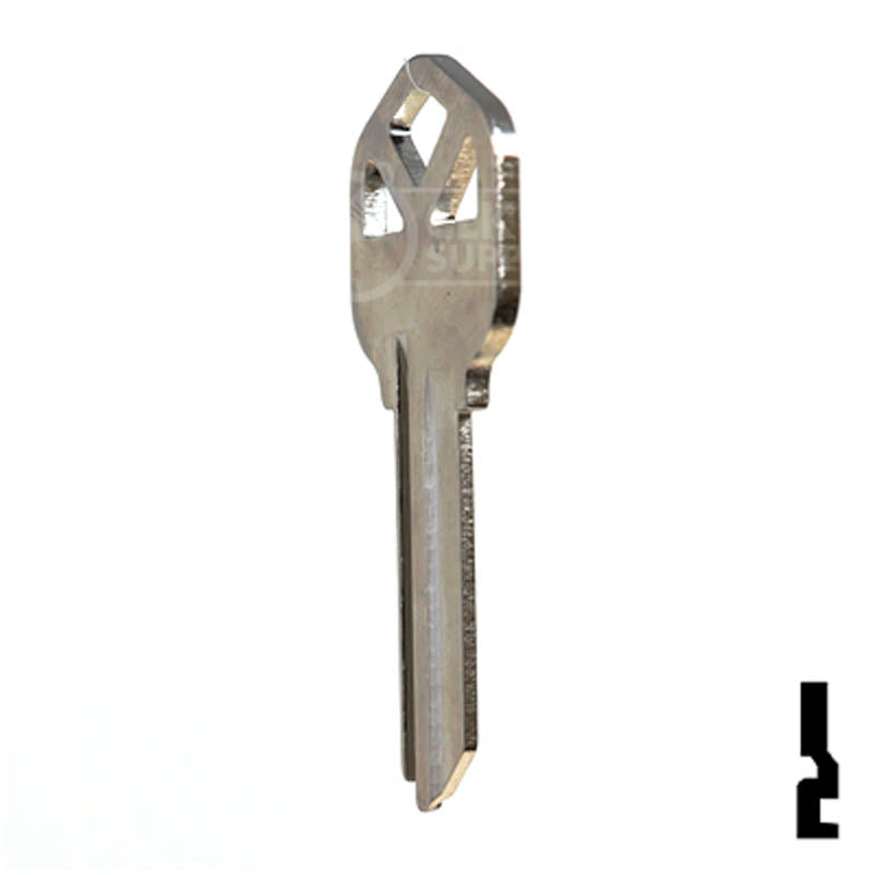 KW1 Kwikset Key Blank ( Nickel Plated ) Residential-Commercial Key JMA USA