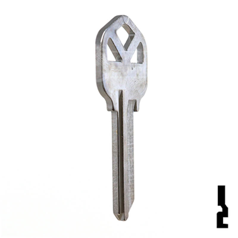KW1 Kwikset Key Blank ( Nickel Plated ) Residential-Commercial Key JMA USA