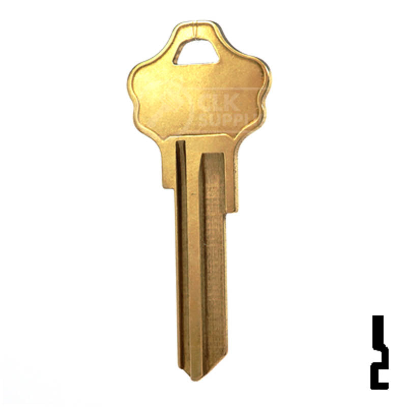 KW10, A1176ST Kwikset Key Blank Residential-Commercial Key JMA USA