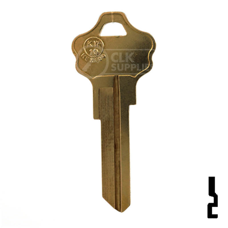 Residential Key Blanks | Uncut Key Blank | Kwikset | KW10, A1176ST by ...