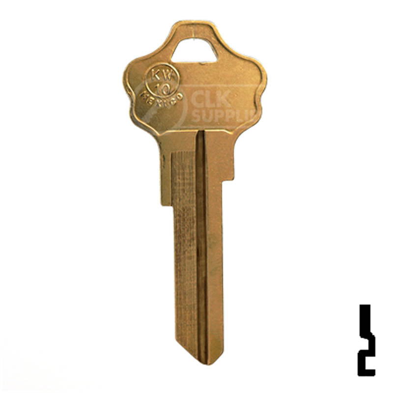 KW10, A1176ST Kwikset Key Blank Residential-Commercial Key JMA USA