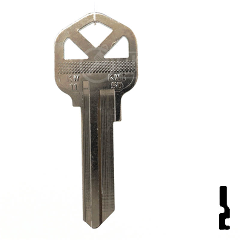KW11, A1176KT Kwikset Key Residential-Commercial Key JMA USA
