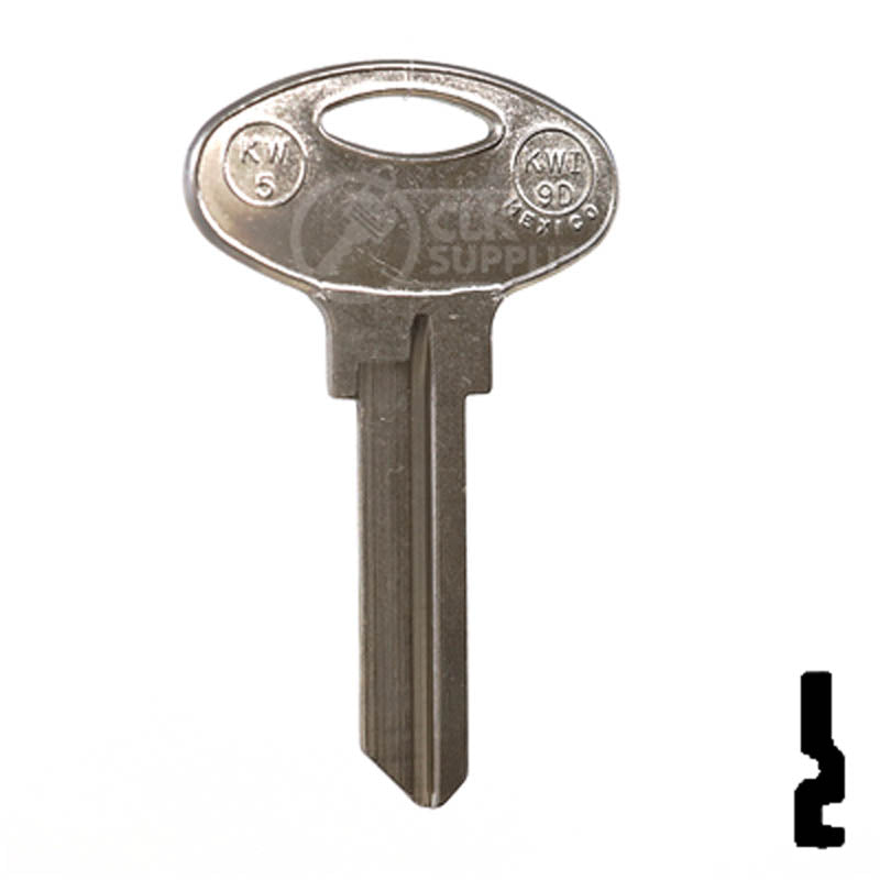 KW5, A1176 Kwikset Key Residential-Commercial Key JMA USA