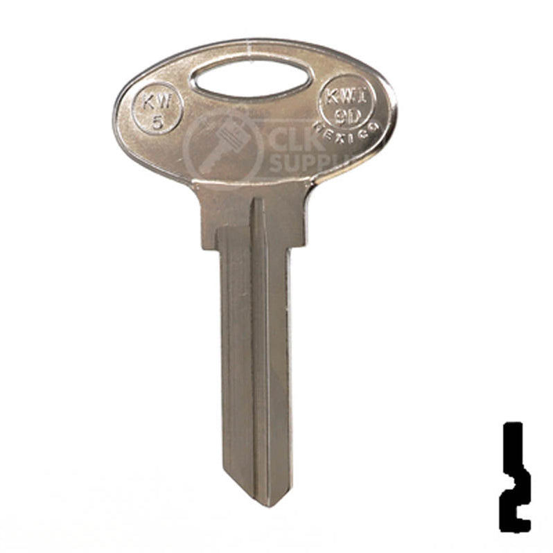 Residential Key Blanks | Uncut Key Blank | Kwikset | KW5, A1176 by JMA ...