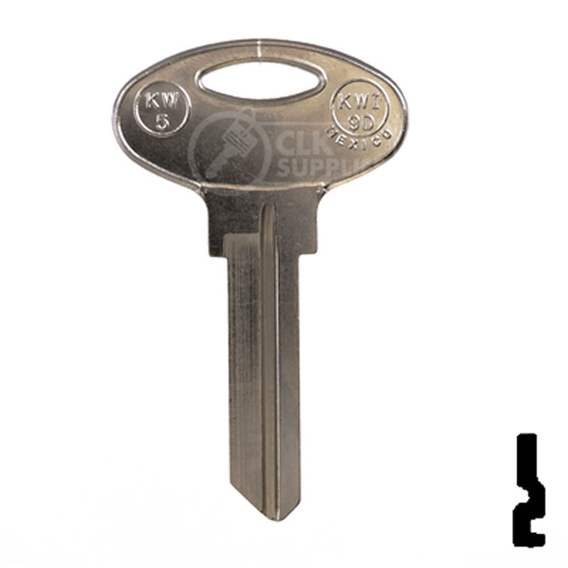 KW5, A1176 Kwikset Key Residential-Commercial Key JMA USA