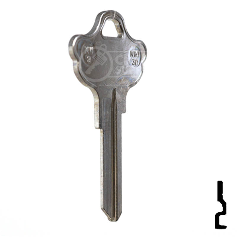 KW9, A1176T Kwikset Key Residential-Commercial Key JMA USA