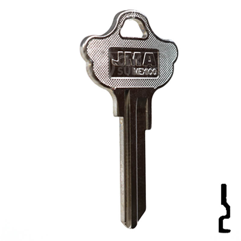 KW9, A1176T Kwikset Key Residential-Commercial Key JMA USA