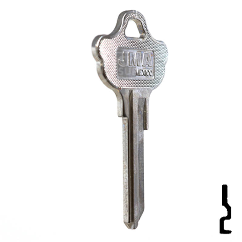 KW9, A1176T Kwikset Key Residential-Commercial Key JMA USA