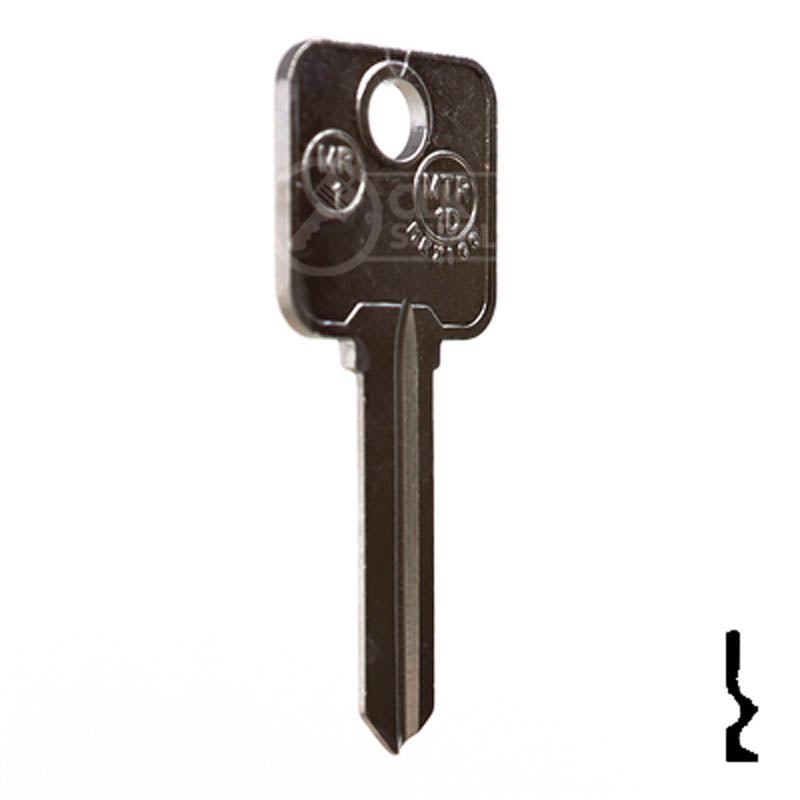 MR1 Metal-Rousseau Key Residential-Commercial Key Ilco