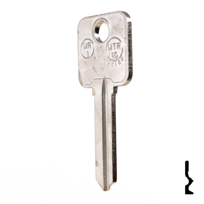 MR1 Metal-Rousseau Key Residential-Commercial Key Ilco