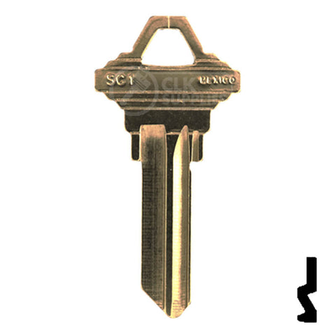 SC1, 1145 Schlage Key Blank Residential-Commercial Key JMA USA