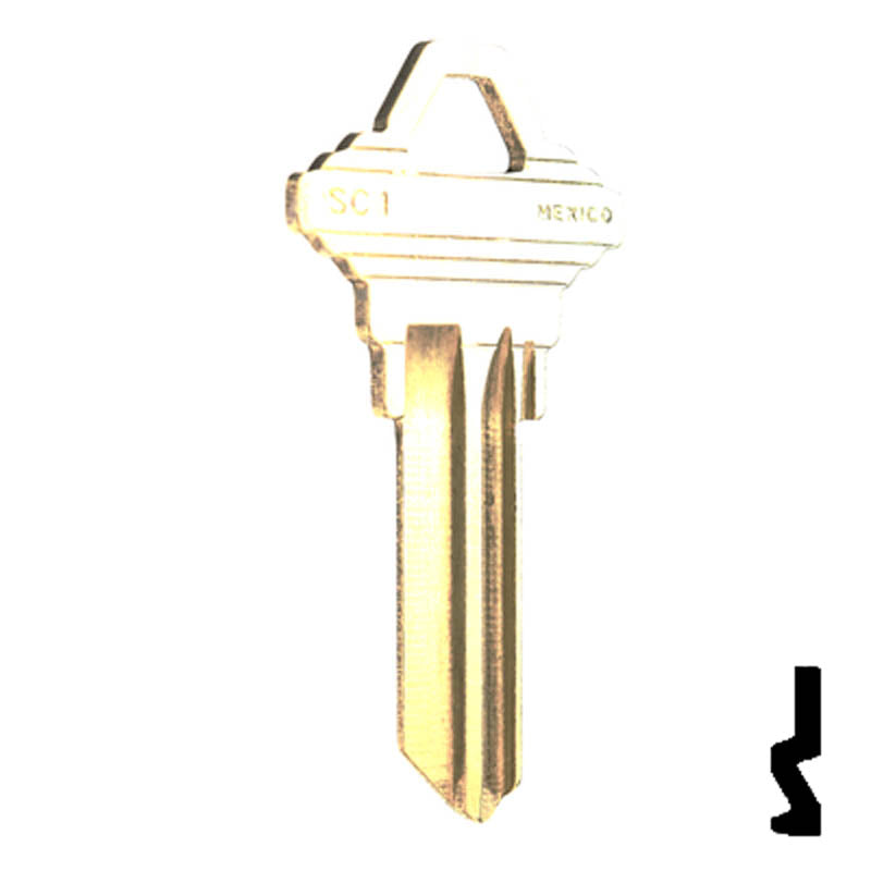 SC1, 1145 Schlage Key Blank Residential-Commercial Key JMA USA
