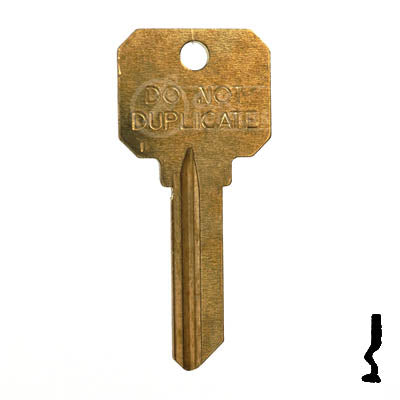 Schlage DND Key SC20 Residential-Commercial Key Ilco