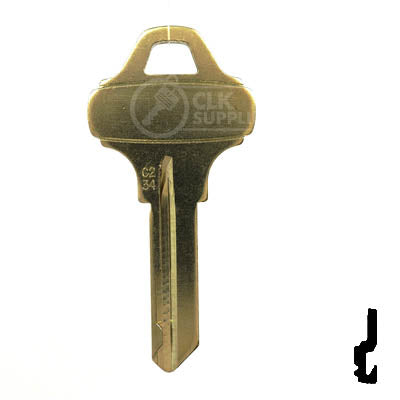 Schlage Everest C234 Blank Residential-Commercial Key Schlage