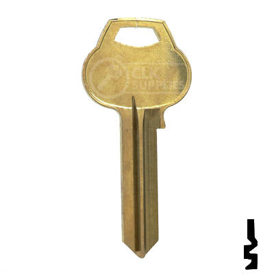 Uncut Key Blank | Corbin | A1012-59A2 Residential-Commercial Key Ilco