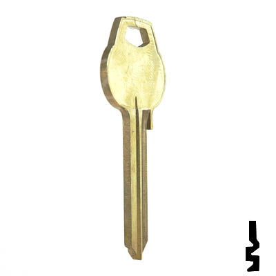 Uncut Key Blank | Corbin | A1012-59A2 Residential-Commercial Key Ilco