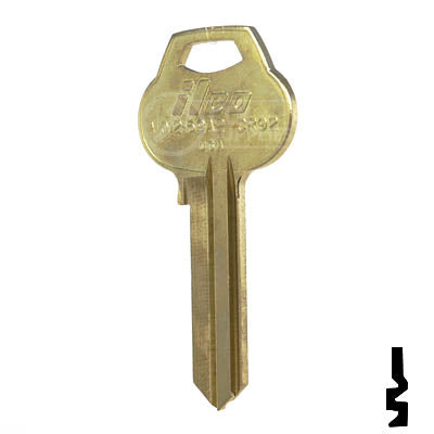 Uncut Key Blank | Corbin | A1012-59A2 Residential-Commercial Key Ilco