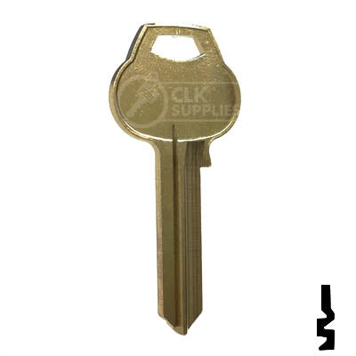 Uncut Key Blank | Corbin Russwin | A1012-59C2 Residential-Commercial Key Ilco