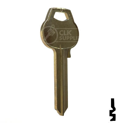 Uncut Key Blank | Corbin Russwin | A1012-59C2 Residential-Commercial Key Ilco