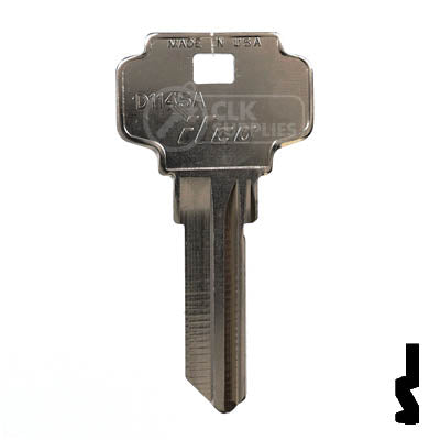 Uncut Key Blank | Dexter 5 Pin | D1145 Residential-Commercial Key Ilco