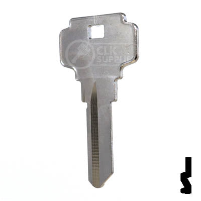 Uncut Key Blank | Dexter 5 Pin | D1145 Residential-Commercial Key Ilco