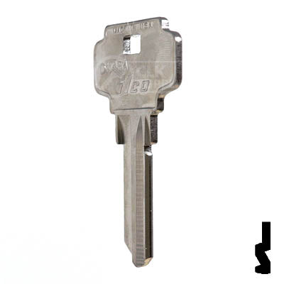 Uncut Key Blank | Dexter 5 Pin | D1145 Residential-Commercial Key Ilco