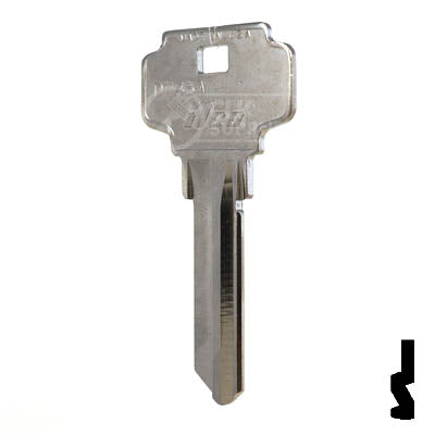 Uncut Key Blank | Dexter 6 Pin | D1145A Residential-Commercial Key Ilco