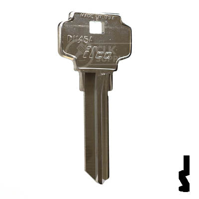 Uncut Key Blank | Dexter 6 Pin | D1145A Residential-Commercial Key Ilco