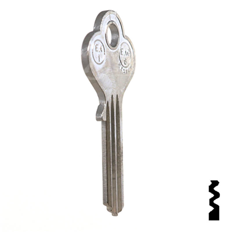 Uncut Key Blank | Eagle | EA1 Residential-Commercial Key JMA USA