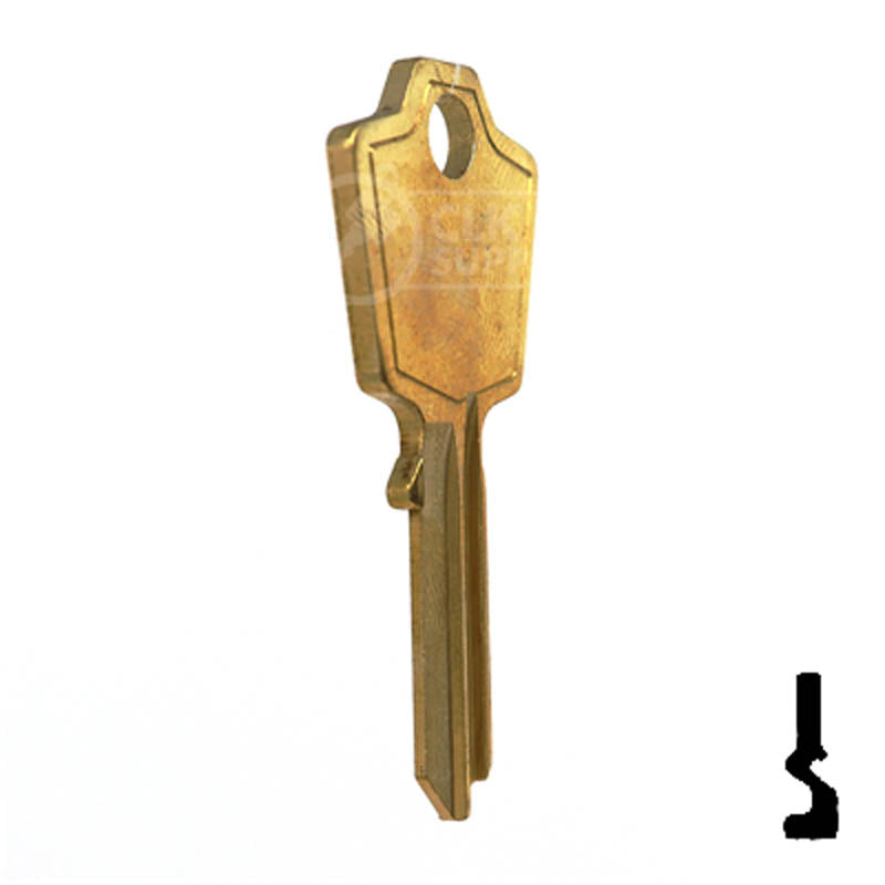 Uncut Key Blank | ESP | ES1 Residential-Commercial Key Ilco
