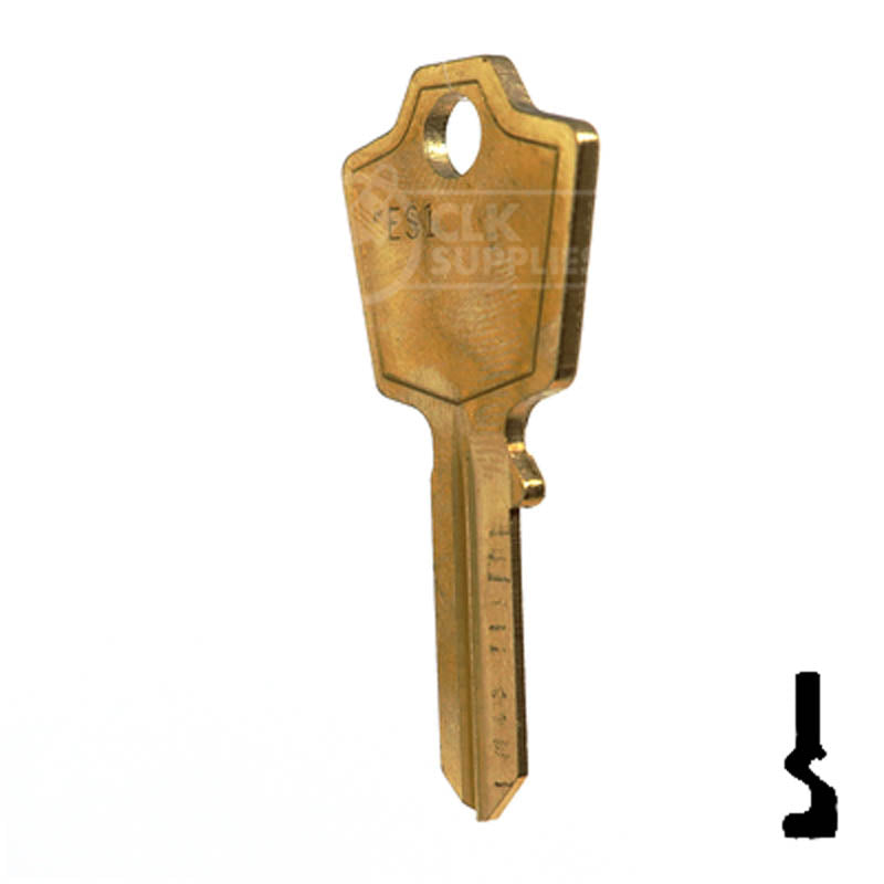 Uncut Key Blank | ESP | ES1 Residential-Commercial Key Ilco